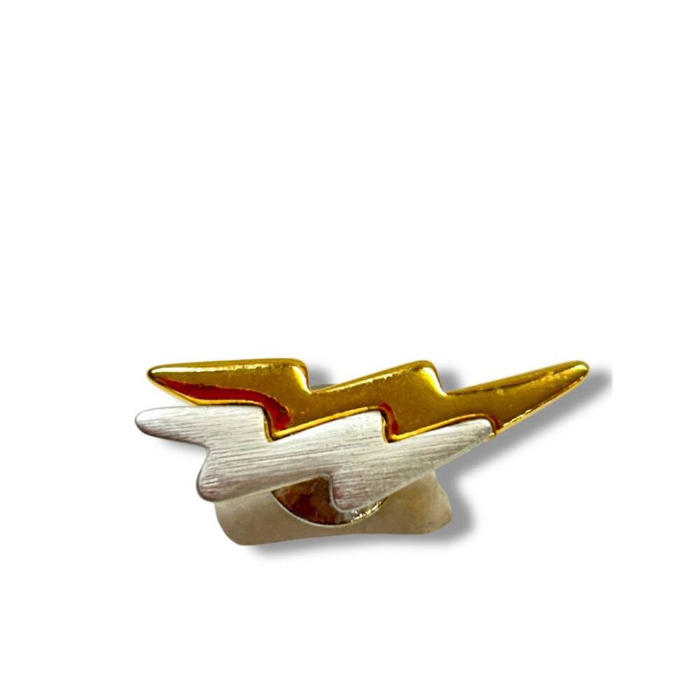 Vintage Weight Watchers Lifetime Member Lapel Pin Lightning Bolts 1.5"